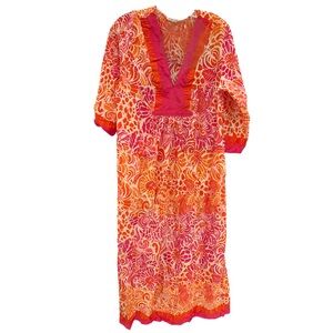 Oscar de la Renta Vintage Kaftan House Dress Size Medium